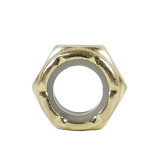 Dime Bag Skateboard Replacement Truck Kingpin Nuts Gold (2-Pack)