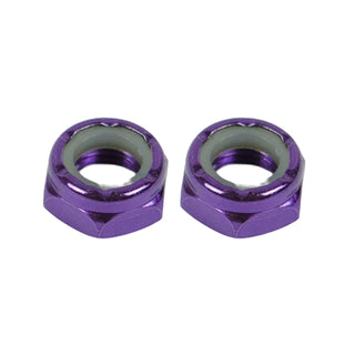 Dime Bag Skateboard Replacement Truck Kingpin and Axle Nuts Kit - Purple