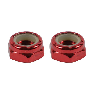 Dime Bag Skateboard Replacement Truck Kingpin and Axle Nuts Kit - Red