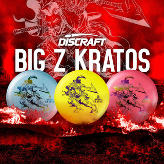 Discraft Disc Golf Paul McBeth Signature Big Z Kratos Putter 3/3/0/3 DayGlo/Green Matrix 170-172g