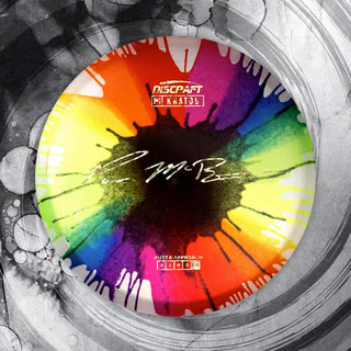 Discraft Disc Golf Paul McBeth Z Line Fly Dye Kratos Putter 3/3/0/3 Rainbow/Hearts 173-174g