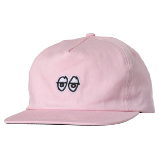 Krooked Skateboards Hat Eyes Snapback Pink