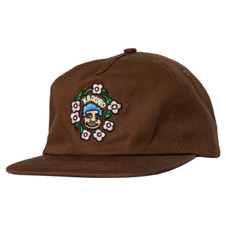Krooked Skateboards Hat Sweatpants Redux Snapback Brown