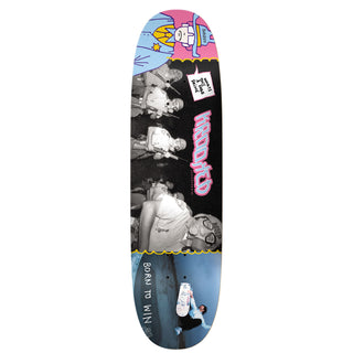 Krooked Skateboard Deck A-Hole Reissue Twin Nose Multi 8.75" x 32.31"