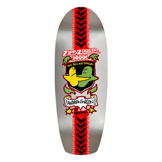 Krooked Skateboard Deck Andrew Wilson Pro Zogger Silver 10.75" x 30"