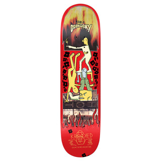 Krooked Skateboard Complete Cernicky Hot Red 8.25" x 32"