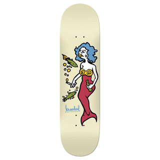 Krooked Skateboard Deck DBX Mermaid Cream 8.5" x 31.85"