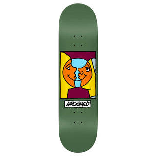 Krooked Skateboard Complete Easy Rider Moonsmile Green 8.38" x 32.25"