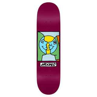 Krooked Skateboard Complete Easy Rider Moonsmile Maroon 8.25" x 32"