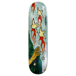 Krooked Skateboard Complete Firebirds True Fit Green 8.5" x 31.35"