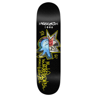Krooked Skateboard Deck Gonz Sig Black 8.5" x 31.85"