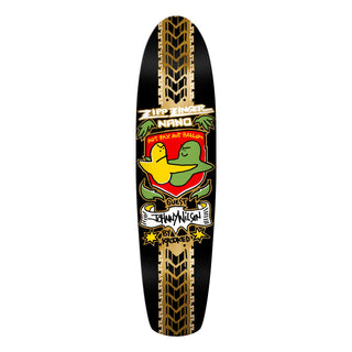 Krooked Skateboard Deck Johnny Wilson Guest Zinger Nano Black 7.37" x 29.12"