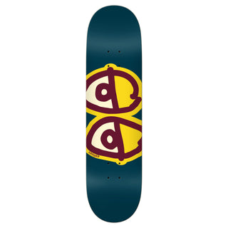 Krooked Skateboard Deck Team Eyes Olive 8.25" x 32"