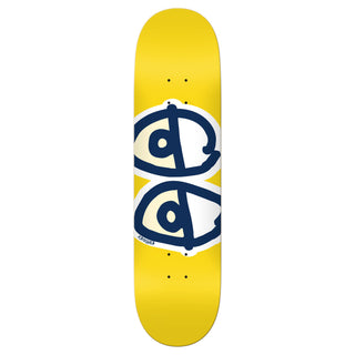 Krooked Skateboard Deck Team Eyes Yellow 8.06" x 31.8"