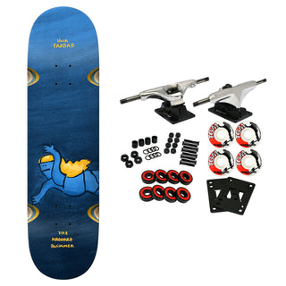 Krooked Skateboard Complete Una Farrar Swimmer Blue 8.28" x 31.7"