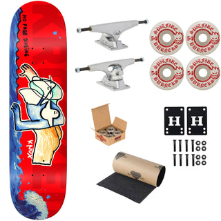 Krooked Premium Skateboard Complete Knox Free Drive 8.5" Ft. Krux/Spitfire/Independent