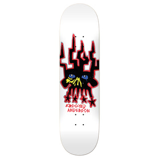 Krooked Skateboard Deck Manderson Skull King 8.38" x 32"