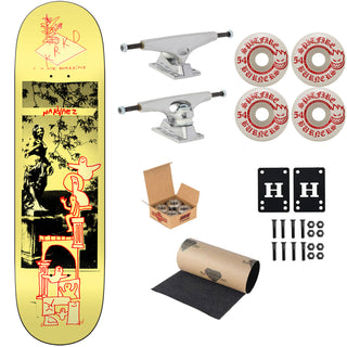 Krooked Premium Skateboard Complete Navarez Sculpture Garden 8.38" Ft. Krux/Spitfire/Independent