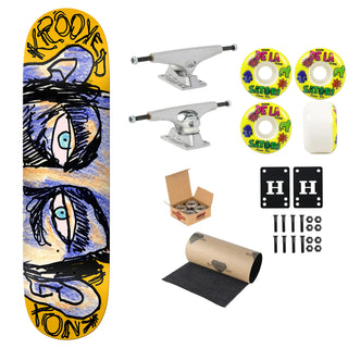 Krooked Premium Complete Skateboard DBX Knox Watcher 8.5" Ft. Krux/Satori/Independent
