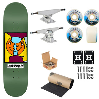 Krooked Premium Complete Skateboard Easy Rider Moonsmile 8.38" Ft. Krux/Satori/Independent
