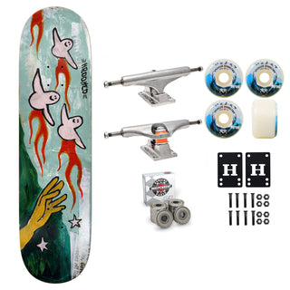 Krooked Premium Complete Skateboard Firebirds 8.12" Ft. Independent/Satori