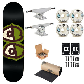 Krooked Premium Complete Skateboard Team Eyes 8.5" Ft. Krux/SML/Independent