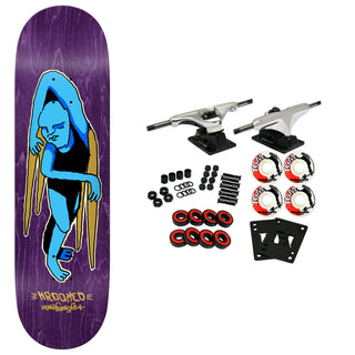 Krooked Skateboard Complete Gonz Lay Lying Assorted 9.0" x 32.45"
