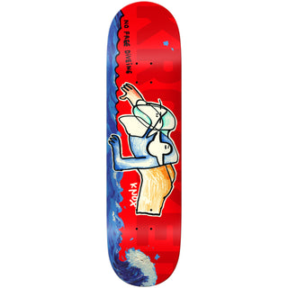 Krooked Skateboard Deck Knox Free Drive Red 8.5" x 32.18"