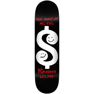 Krooked Skateboard Complete Wilson Root Black 8.5" x 31.85"