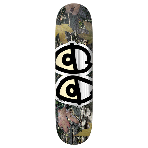 Krooked Skateboard Deck Team Eyes Camo 8.5