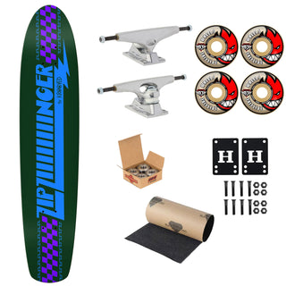 Krooked Premium Skateboard Complete Team Ziiiinger 7.7" Ft. Krux/Spitfire/Independent