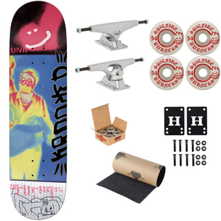 Krooked Premium Skateboard Complete Una Infared 8.28" Ft. Krux/Spitfire/Independent