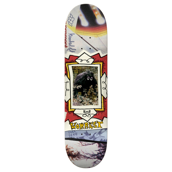 Krooked Skateboard Deck Worrest Big Foot Twin Tail 8.75