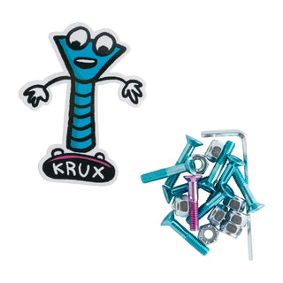 Krux Hardware Krome Allen Blue/Pink 1"