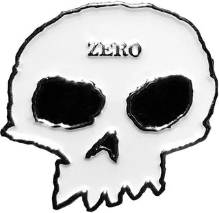 Zero Skateboards Lapel Pin Skull Enamel White