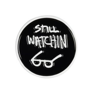 Thrasher Lapel Pin Still Watchin Black