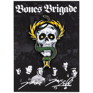 Powell Peralta Lapel Pin Bones Brigade Series 15 McGill White