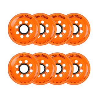 Labeda Roller Hockey Wheels - Addiction 76mm 78A Orange (8-Pack)
