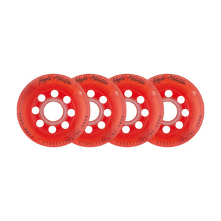 Labeda Roller Hockey Wheels - Addiction 76mm 76A Red (4-Pack)