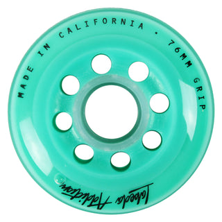 Labeda Roller Hockey Wheels - Addiction 76mm 76A Teal (8-Pack)