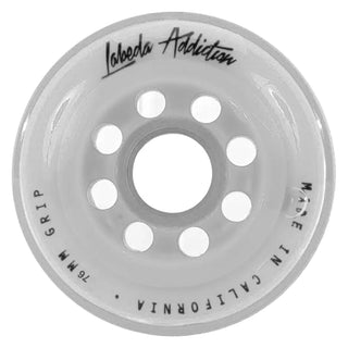 Labeda Roller Hockey Wheels - Addiction 76mm 76A White (4-Pack)