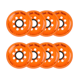 Labeda Roller Hockey Wheels - Addiction 80mm 78A Orange (8-Pack)