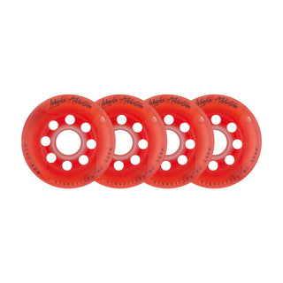 Labeda Roller Hockey Wheels - Addiction 80mm 76A Red (4-Pack)