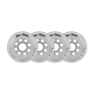 Labeda Roller Hockey Wheels - Addiction 80mm 76A White (4-Pack)