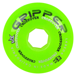 Labeda Roller Hockey Wheels - Gripper Crossover 72mm 74A Green (8-Pack)