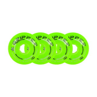 Labeda Roller Hockey Wheels - Gripper Crossover 72mm 74A Green (4-Pack)