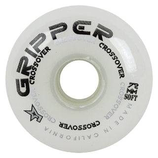 Labeda Roller Hockey Wheels - Gripper Crossover 72mm 76A White (Single)