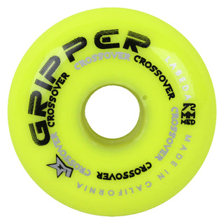 Labeda Roller Hockey Wheels - Gripper Crossover 72mm 80A Yellow (8-Pack)