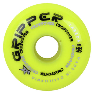 Labeda Roller Hockey Wheels - Gripper Crossover 80mm 80A Yellow (Single)