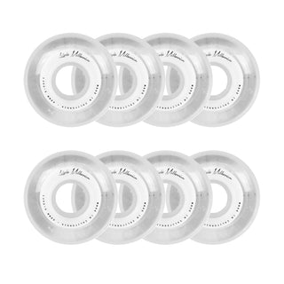 Labeda Roller Hockey Wheels - Millennium Gripper 68mm 74A White (8-Pack)